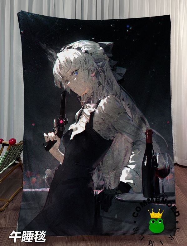 【海外代購】皇呱 《冷豔槍手珂萊塔》 鳴潮冷艷槍手珂萊塔·莫塔里週邊裝飾畫 午睡毯  地毯 