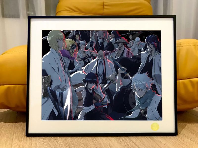 【海外代購】星空 《血戰篇十三隊》死神bleach護庭十三隊境·界裝飾畫 