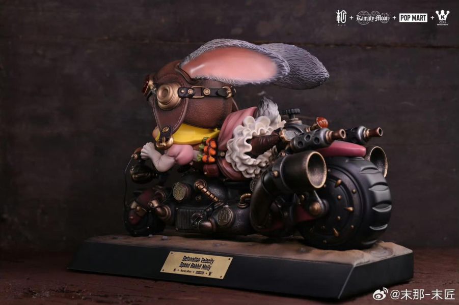 【海外現貨】末那末匠+POPMART 《蒸氣龐克爆裂時速兔女郎MOLLY》 