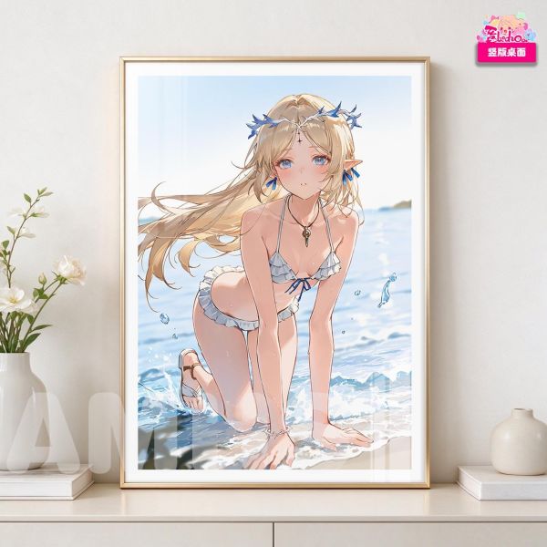 【海外代購】阿喵畫社 大卡小卡 卡提希亞組合畫 新品12K超清主題裝飾畫 