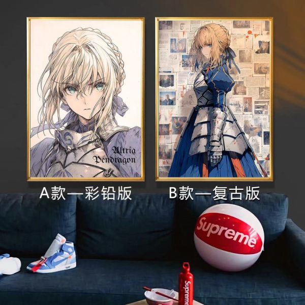 【海外代購】千鳥社 Saber命運之夜Fate阿爾托莉雅聖劍裝飾畫 