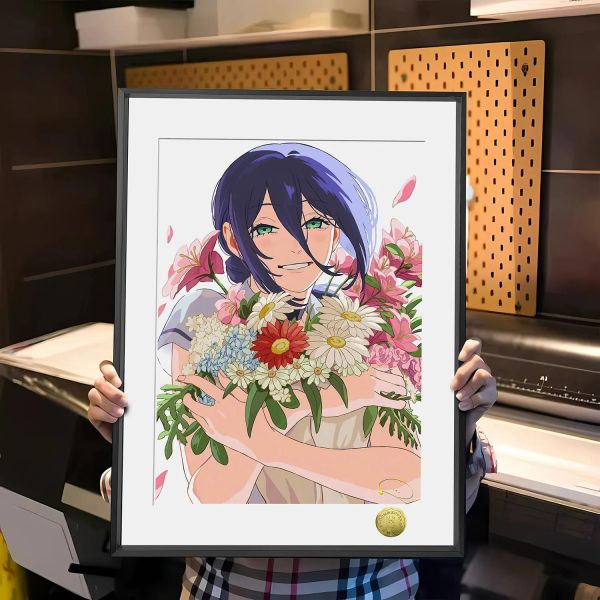 【海外代購】皇呱 《少女蕾塞第三彈》鏈鋸人聲優簽名裝飾畫 午睡毯 地毯 