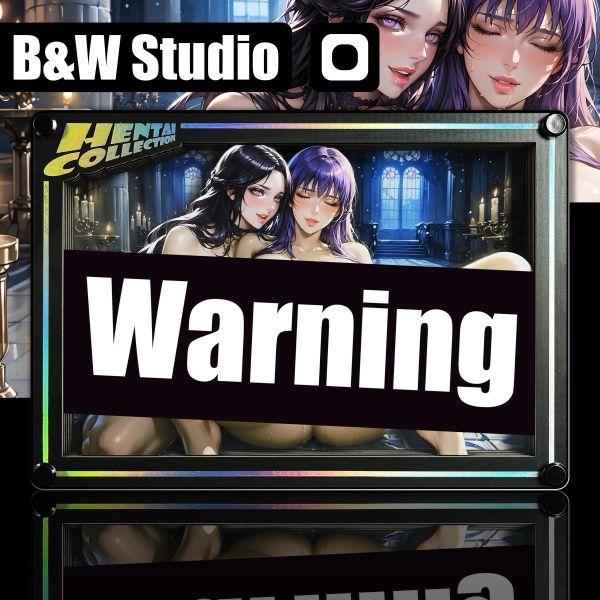 【R18-海外代購】黑白畫映 B&W Ben's Delusion Ben的妄想世界系列桌面裝飾卡磚第四十四彈 潘多拉×雅典娜 HCCBC-044 