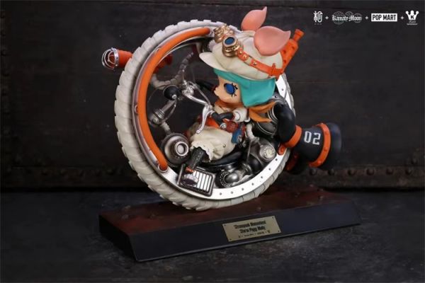 【海外代購】【31CM】末匠 POP MART 獨輪風暴小豬MOLLY 