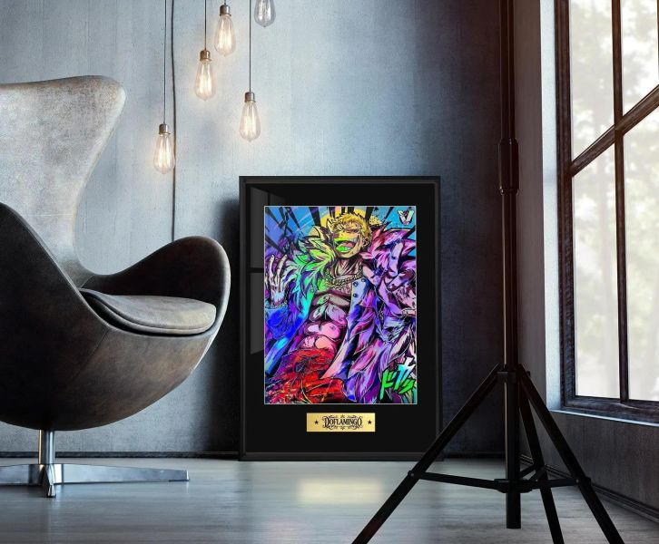 【海外代購】千鳥社《明哥鐳射》海賊王潮流炫彩鐳射裝飾畫 