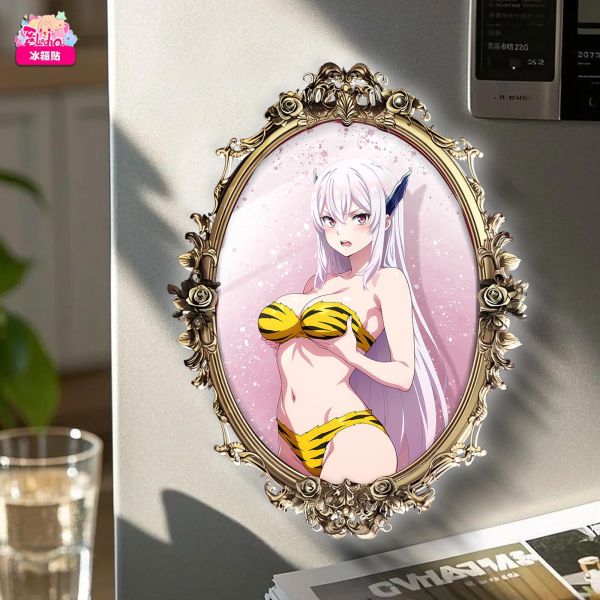 【海外代購】阿喵畫社 動漫冰箱貼第七十五彈魔都精兵的奴隸魔鏡系列 高透亞克力磁吸冰箱貼 