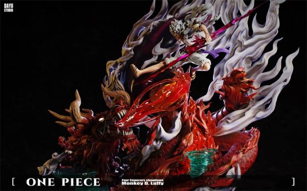 【台灣現貨】DAYU 尼卡路飛vs百獸凱多 Monkey D. Luffy 橘紅凱多 S+大比例 