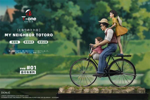 【預定】T-one 宮崎駿自行車系列01 快樂一家人 