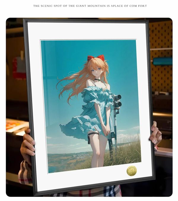 【海外代購】皇呱《少女明日香》二號機專屬駕駛員裝飾畫 午睡毯 地毯 