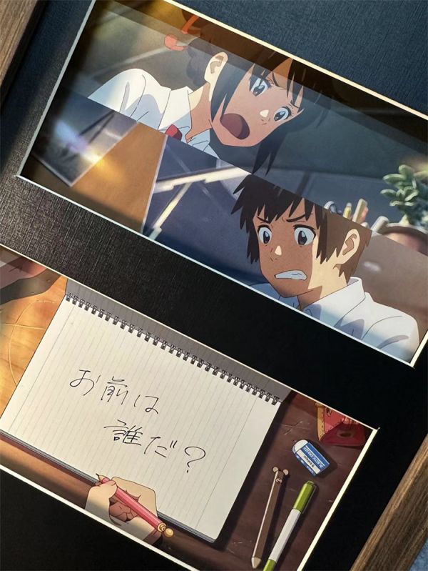 【海外代購】【23*32CM】千鳥社 你的名字立花瀧宮水三葉新海誠擺台 裝飾畫01 