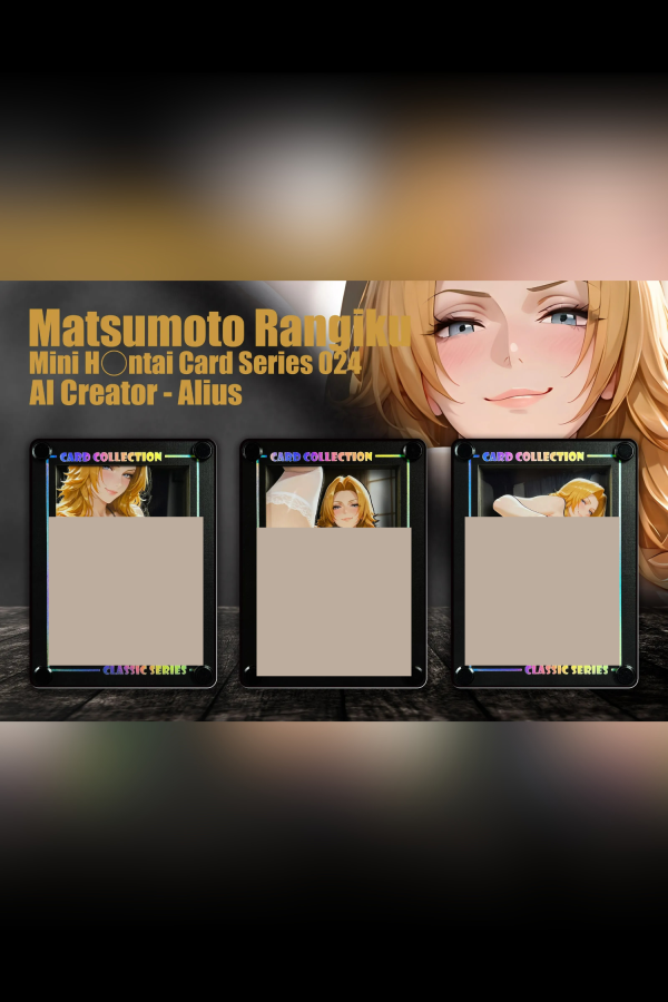 【海外代購】黑白畫映 B&W Mini AI Creator系列桌面裝飾卡磚第二十四彈 松本亂菊 