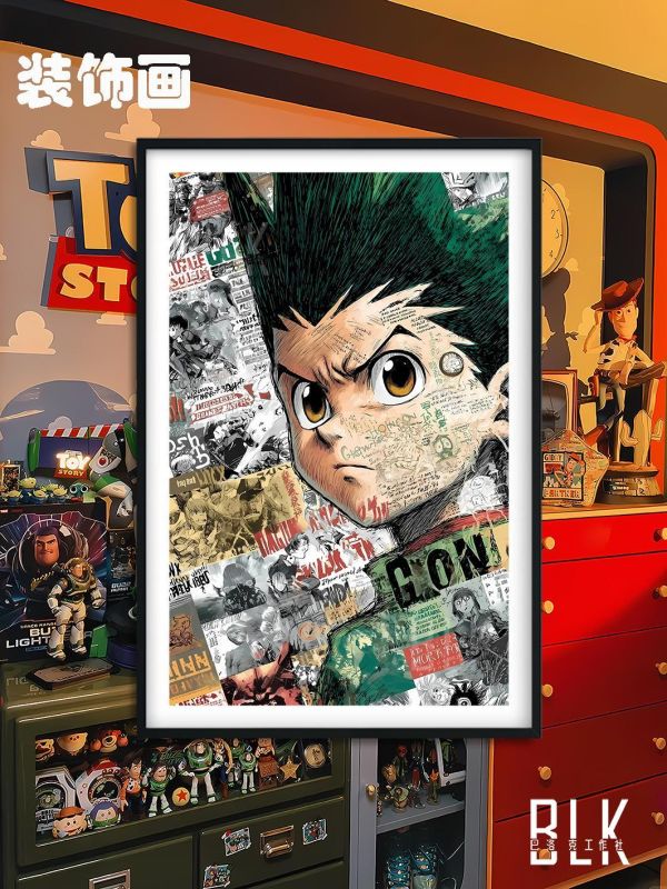 【海外代購】巴洛克  《小杰》全職獵人裝飾畫冰箱貼 