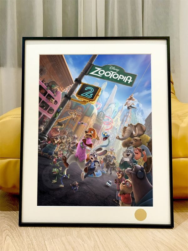 【海外代購】星空 《動物城系列》瘋狂動物城2Zootopia裝飾畫 