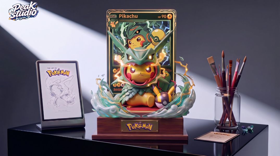 【預定】Peak 卡牌寶可夢 第二彈 裂空座皮卡丘 