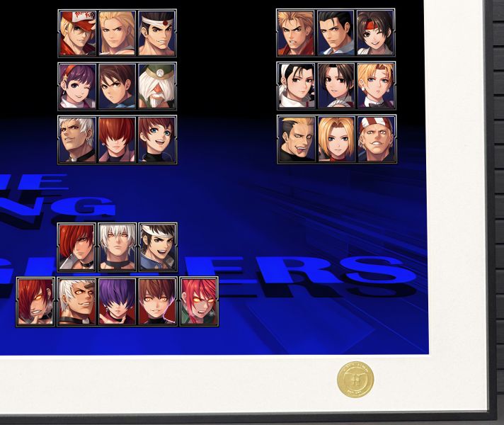【海外代購】H2 《拳皇97》八神庵草薙京神樂千鶴大蛇紅丸不知火舞KOF97裝飾畫 
