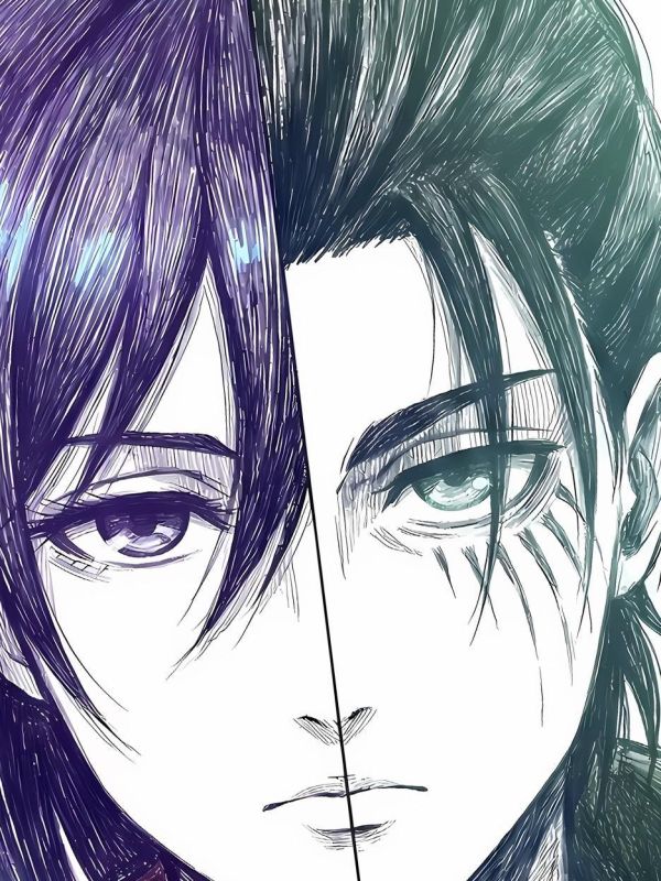 【海外代購】星空 《三笠艾倫》裝飾畫 進擊的巨人 