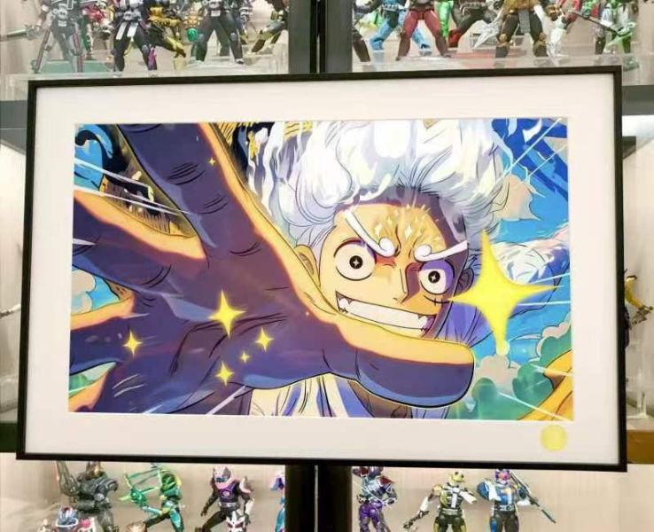 【海外代購】星空《閃耀尼卡路飛》海賊王五檔航海王onepiece裝飾畫 