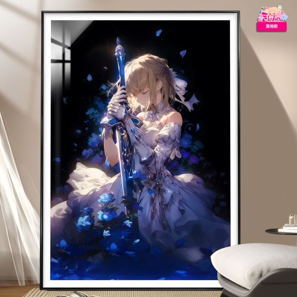 【海外代購】阿喵畫社 白禮服系列 劍葬玫瑰 吾王saber 