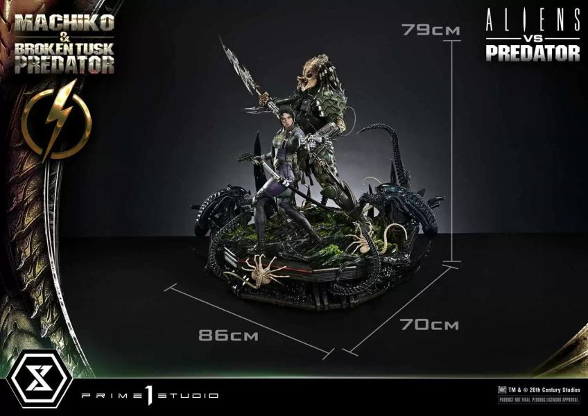 【預定】Prime 1 P1S 1/4異形大戰鐵血戰士漫畫真千子與斷牙UPMAVP-01/DX/DXS 