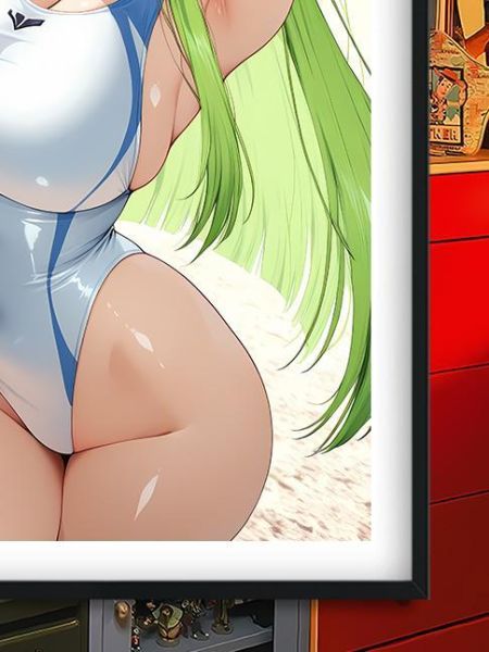 【海外代購】巴洛克 《沙灘CC》Code Geass 反叛的魯路修魔神魯魯修動漫裝飾畫冰箱貼 