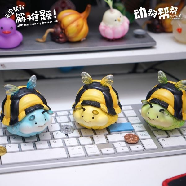 【海外代購】傑刻動漫 動物幫幫 龜蜜潮玩桌面擺件 