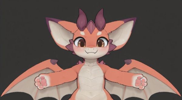 【R18-預定】靈魔 小火龍玩偶 