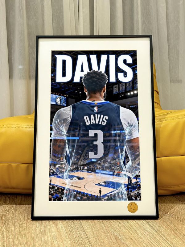 【海外代購】星空 《戴維斯背影》Davis安東尼戴維斯NBA達拉斯獨行俠隊動漫裝飾畫 