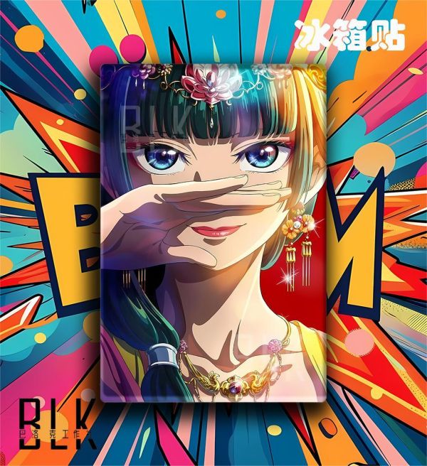 【海外代購】巴洛克 《藥屋少女的呢喃》貓貓藥屋少女的呢喃壬氏maomao動漫裝飾畫冰箱貼 