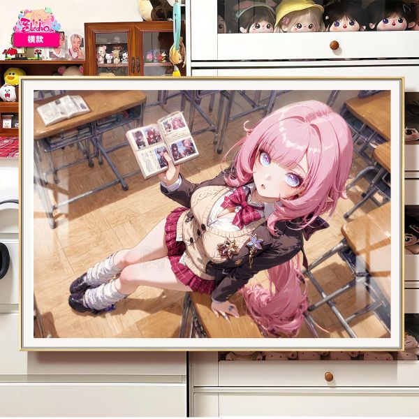 【海外代購】阿喵畫社 課餘時光 愛莉希雅 8k主題高清裝飾畫 滑鼠墊  書桌墊 床頭地墊  冰箱貼 