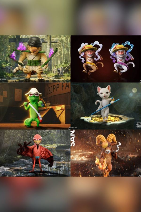 【系列代購】YZ Animals 01~06 海賊王 動物系列 