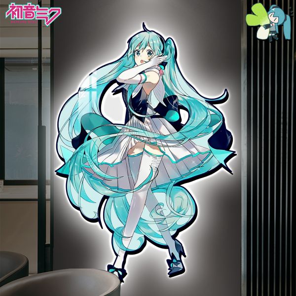 【海外代購】阿喵畫社 初音未來 超長高清燈帶畫 