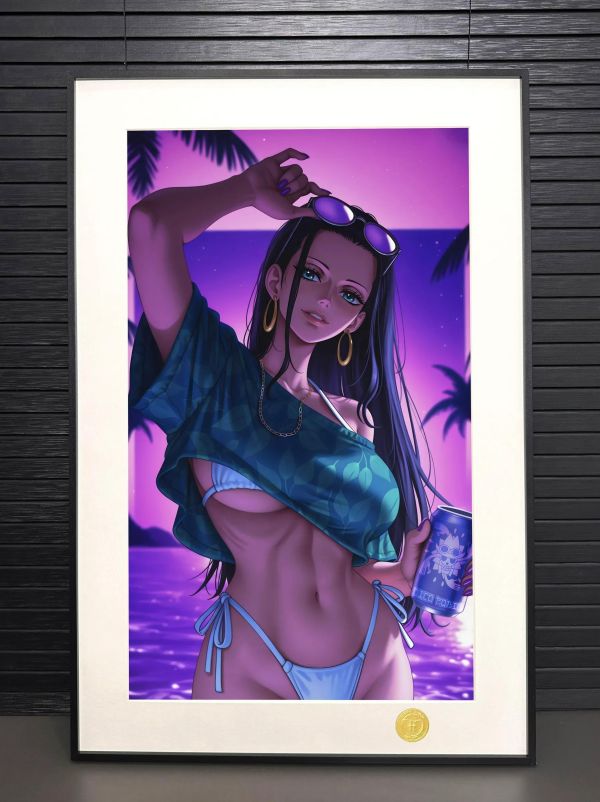 【海外代購】H2 《GTA羅賓》海賊王裝飾畫 