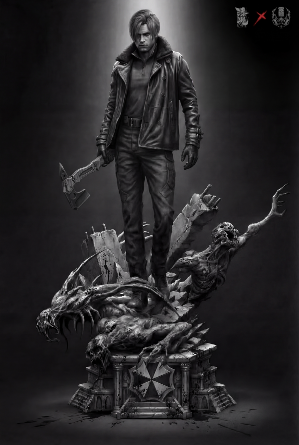 【預留請洽客服】浮光 霧霾 生化危機9輕奢等級收藏作品 001里昂 