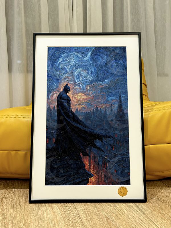 【海外代購】星空 《星空蝙蝠俠》DC黑闇騎士Batman布魯斯·韋恩Bruce Wayne裝飾畫 