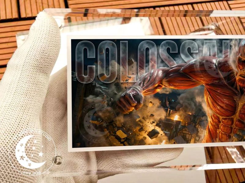 【海外代購】星空《九大巨人迷你版畫》進擊的巨人裝飾畫 