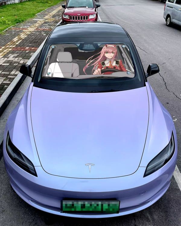 【海外代購】千鳥社 《汽車前擋遮陽－零二》 夏季汽車遮陽防曬前擋開車二次元零二02DARLING FRANXX國家隊 