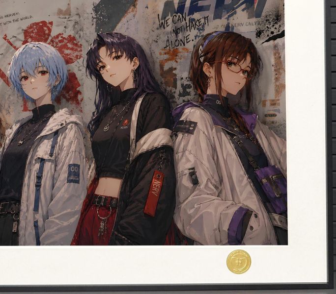 【海外代購】H2《塗鴉EVA》裝飾畫 新世紀福音戰士 