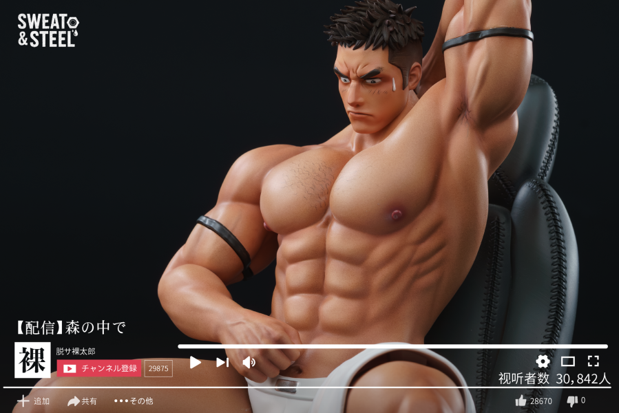 【預定】Sweat Steel 人物系列 男人味裝置 德瑞克·克勞福德（Derek Crawford） 