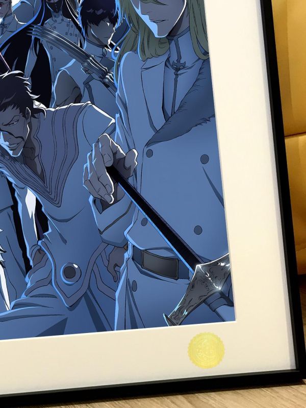 【海外代購】星空 《星十字騎士團》滅卻師死神bleach護庭十三隊境·界一護友哈巴赫雨果裝飾畫 