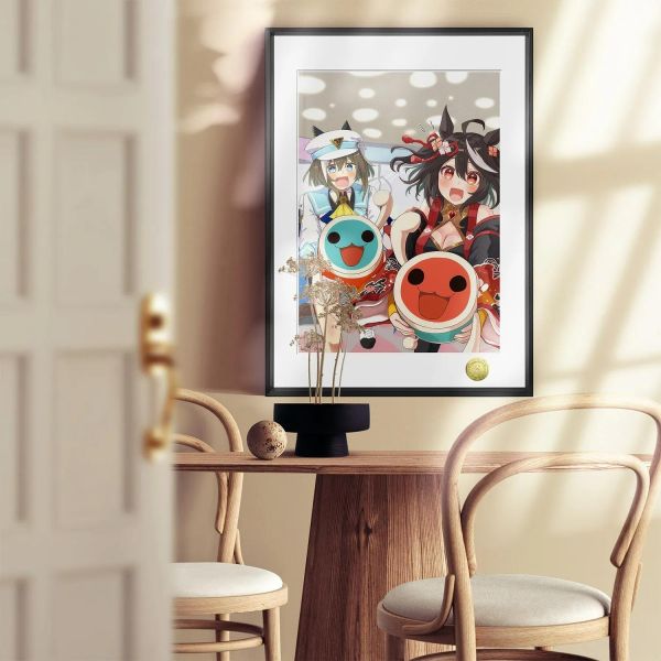 【海外代購】皇呱 《太鼓達人賽馬娘》北部玄駒高尚駿逸裝飾畫 午睡毯 地毯 