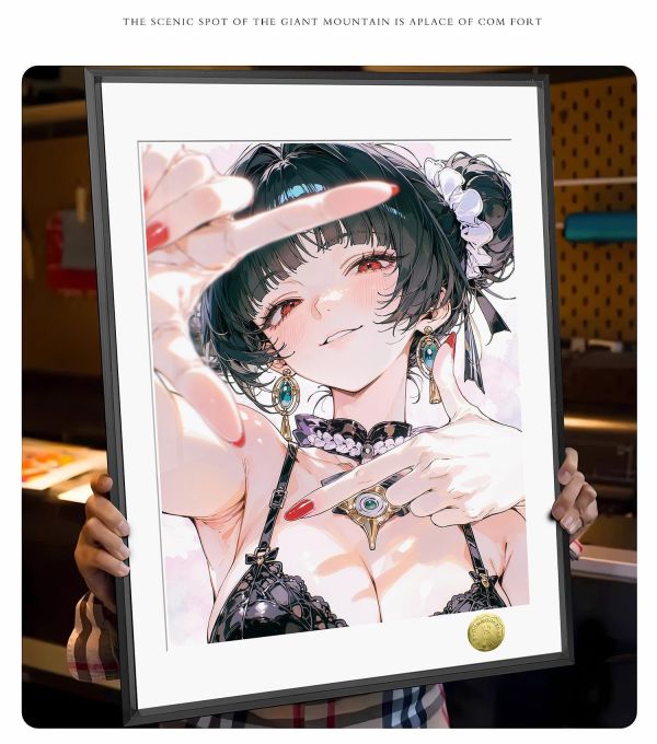 【海外代購】皇呱 《鎖定的愛》 勝利女神：妮姬D: 殺手之妻同人周邊裝飾畫 午睡毯 地毯 