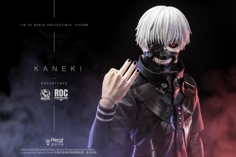 【預定】ROCKETTOYS 皮樂中國正版授權KANEKI 金木 1/6可動人偶 