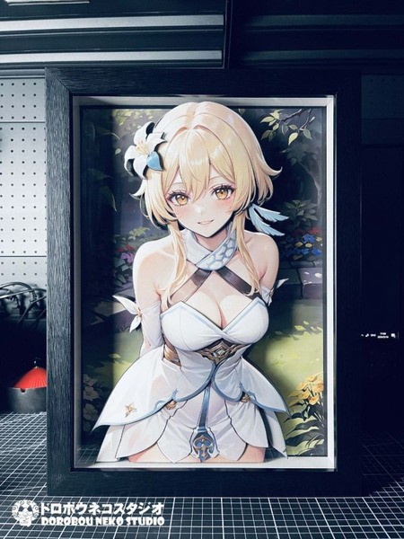 【海外代購】泥棒貓 DSGS-001 Lumine 螢 立體裝飾畫 