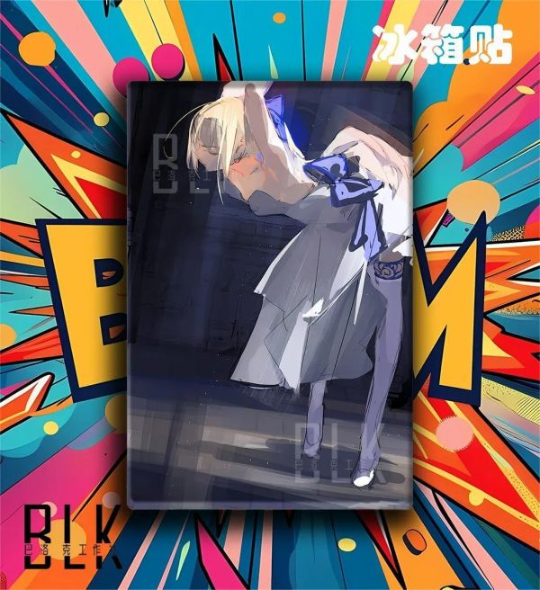 【海外代購】巴洛克 《吾王saber》Fate/stay night裝飾畫冰箱貼 