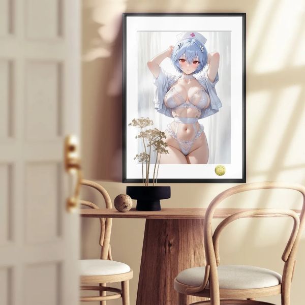 【海外代購】皇呱《嬌小護士》新世紀戰士綾波麗嬌零號機裝飾畫 午睡毯 地毯 