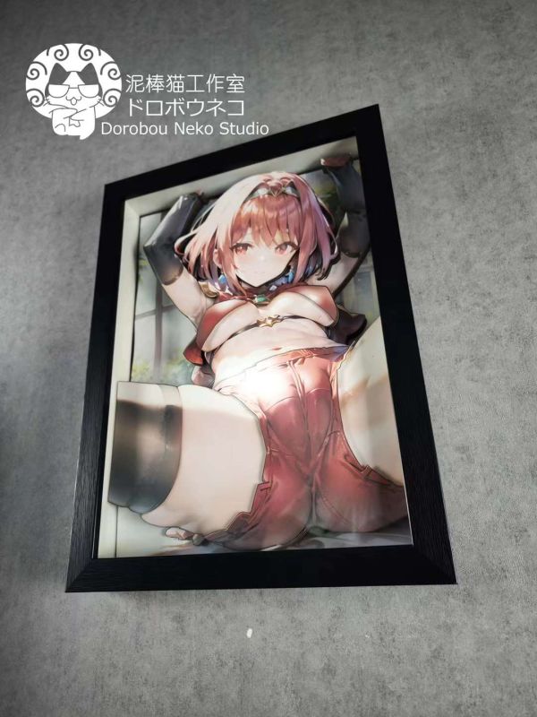 【海外代購】泥棒貓 DSMG-020異度神劍 焰 立體畫裝飾畫 