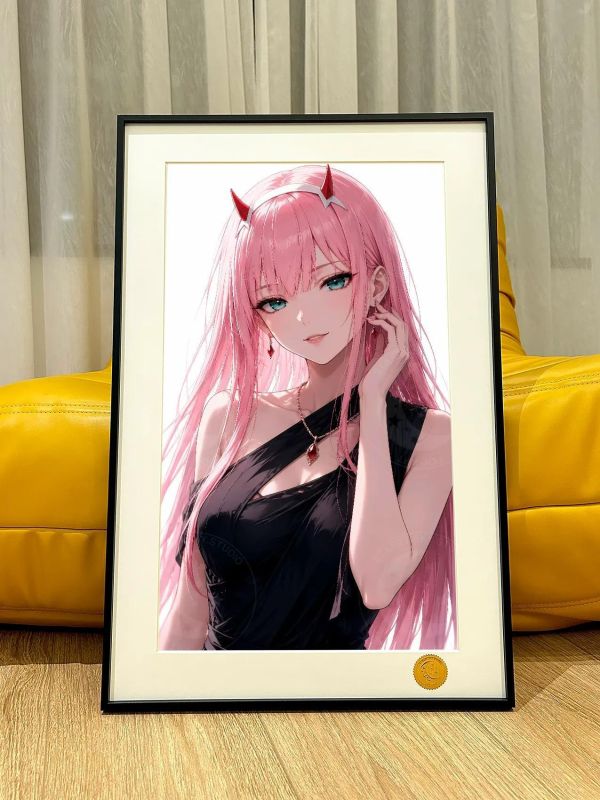 【海外代購】星空 《絕美零二》Zero Two國家隊DARLING in the FRANXX裝飾畫 
