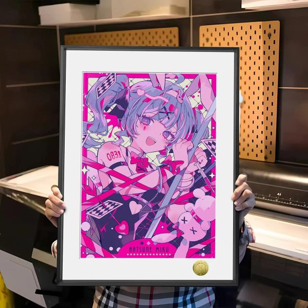 【海外代購】皇呱 《初音未來兔子洞第六彈》裝飾畫 午睡毯 地毯 