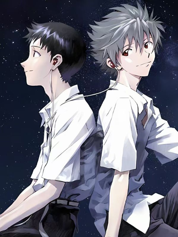 【海外代購】星空《碇真嗣渚薰》新世紀福音戰士eva明日香初號機裝飾畫 