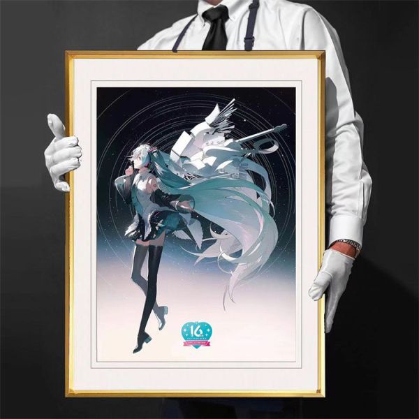 【海外代購】千鳥社 初音未來16歲生日miku公主殿下裝飾畫01 